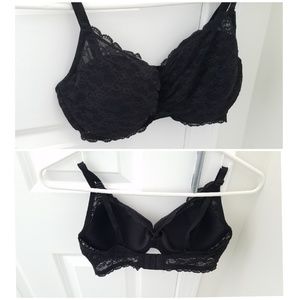 Sexy Black Lace Victoria's Secret Bra 34D